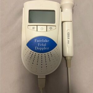 Facelake Fetal Doppler in White and Blue